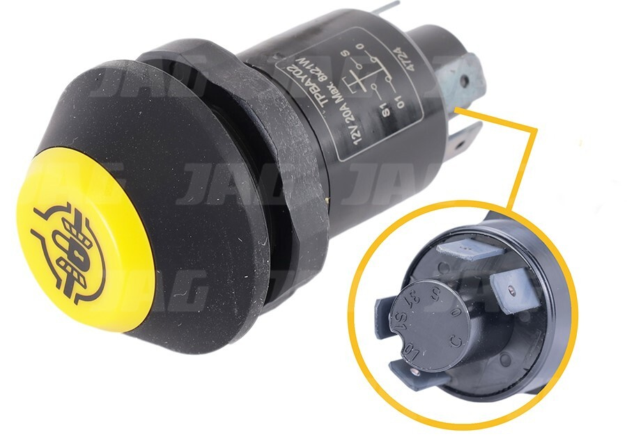 JAG92-0058 Włącznik blokady mechanizmu różnicowego, MASSEY FERGUSON 3384575M1