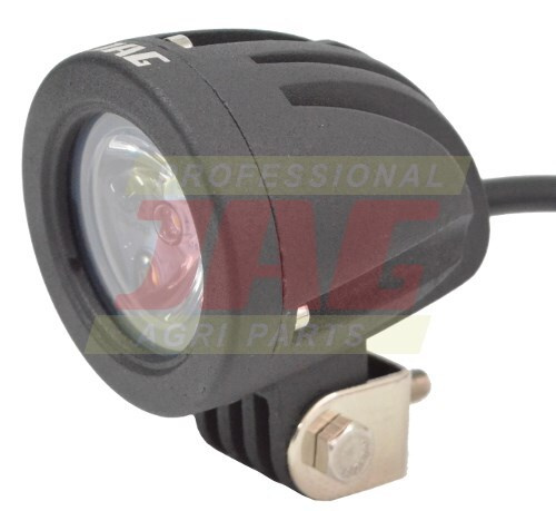 JAG96-0023 Lampa robocza LED, 10W, 10-30V, 1 CREE LEDx10W, SPOT, Okrągła JAG