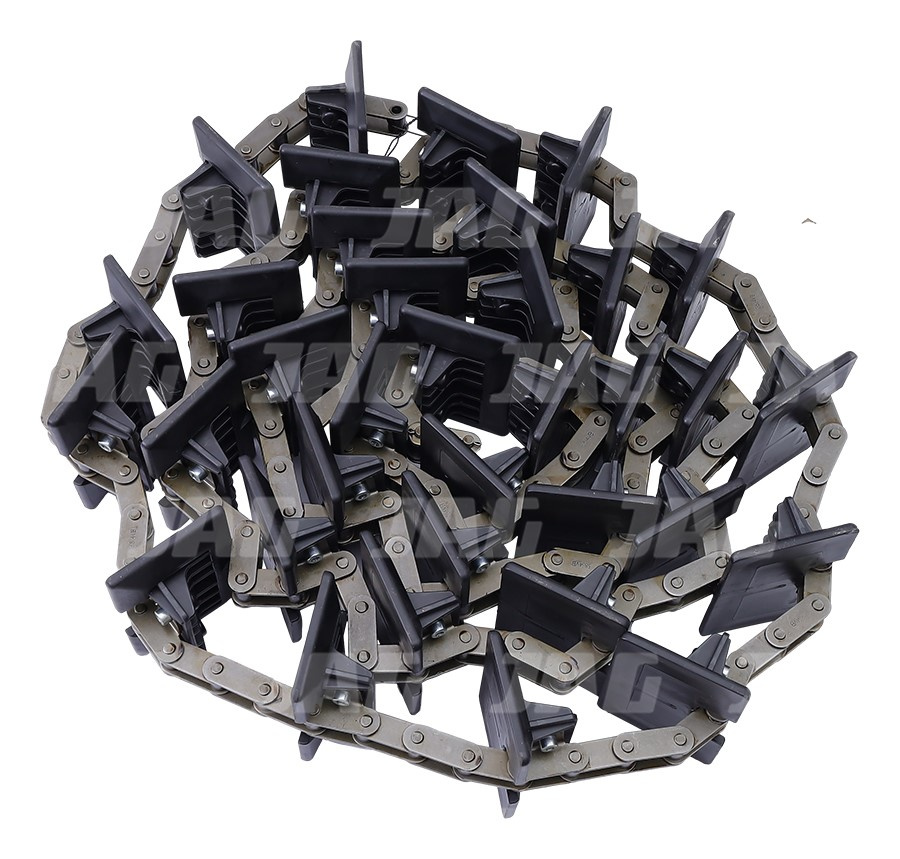 JAG04-0388/1 Przenośnik łańcuchowy kompletny (łopatki plastikowe) JAG, CLAAS 0005417820 0006015960