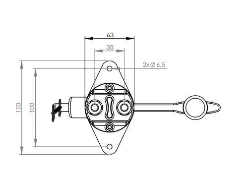 Wyłącznik prądu masy 2500A 12/24V