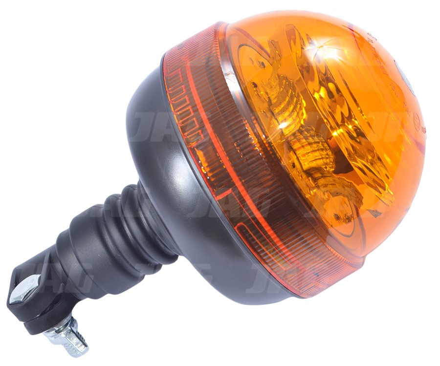 JAG96-0061.01 Lampa Błyskowa JAG-LED, 12-24 V, 12 LEDx1W, Uchwyt na elastyczny trzpień, Mały klosz
