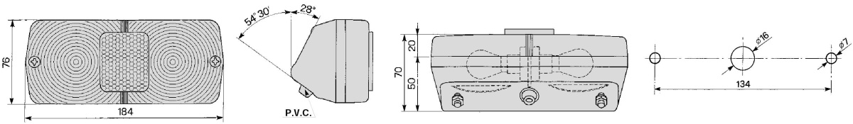 02.368.000.01 Lampa zespolona tylna lewa COBO