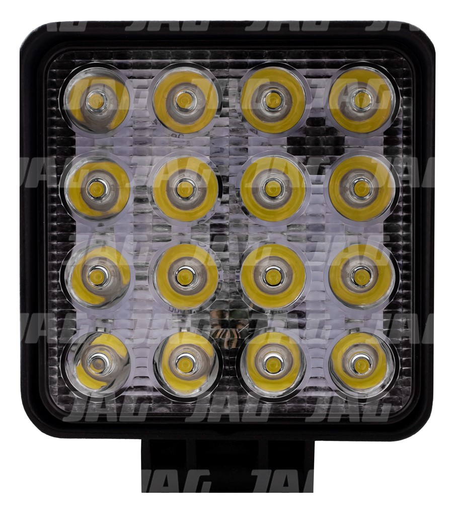 JAG96-0008 Lampa robocza LED, 48W, 10-30V, 16 EPISTAR LEDx3W, SPOT