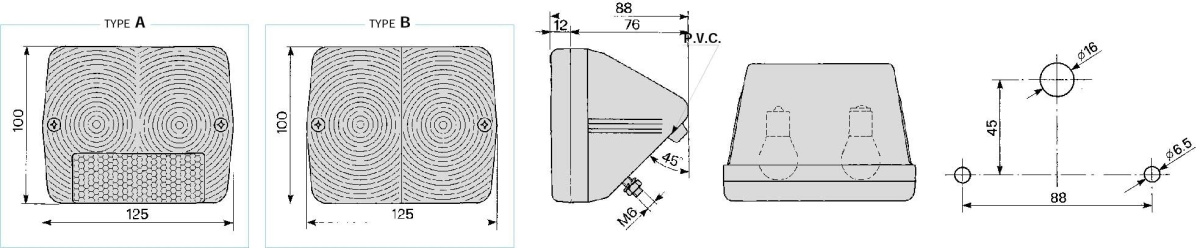 02.383.000.01 Lampa zespolona tylna prawa COBO