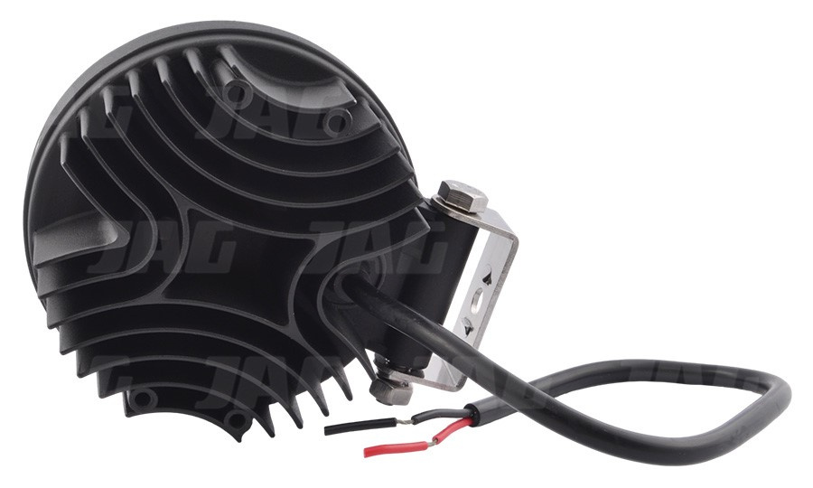 JAG96-0031 Lampa robocza LED, 24W, 10-30V, 8 EPISTAR LEDx3W, FLOOD, Okrągła JAG