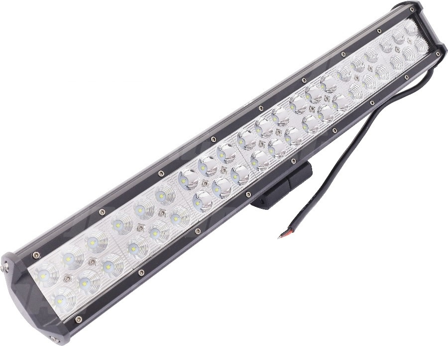 JAG96-0042 Lampa robocza LED, 126W, 10-30V, 42 CREE LEDx3W, FLOOD/SPOT/FLOOD, Listwa podwójna JAG