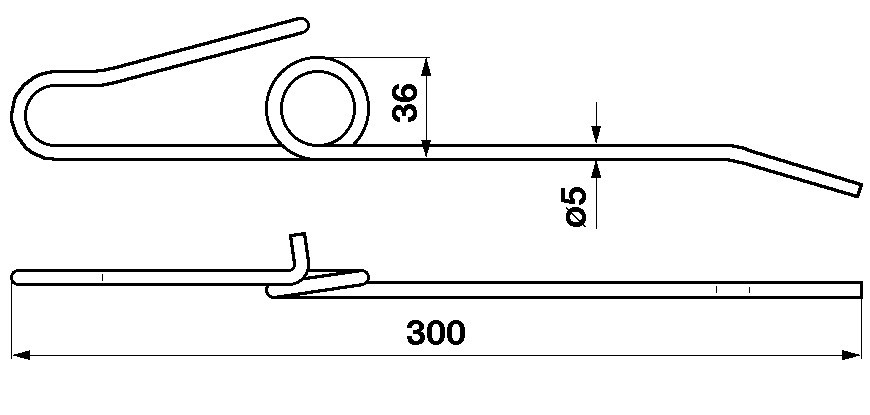 JAG12-0009 Sprężyna motowidła