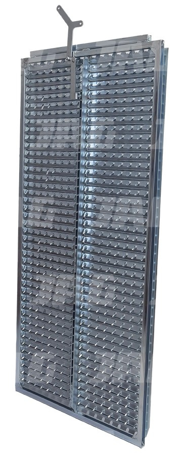 JAG05-0510 Sito żaluzjowe ocynkowane dolne, lamela-TM6 Premium