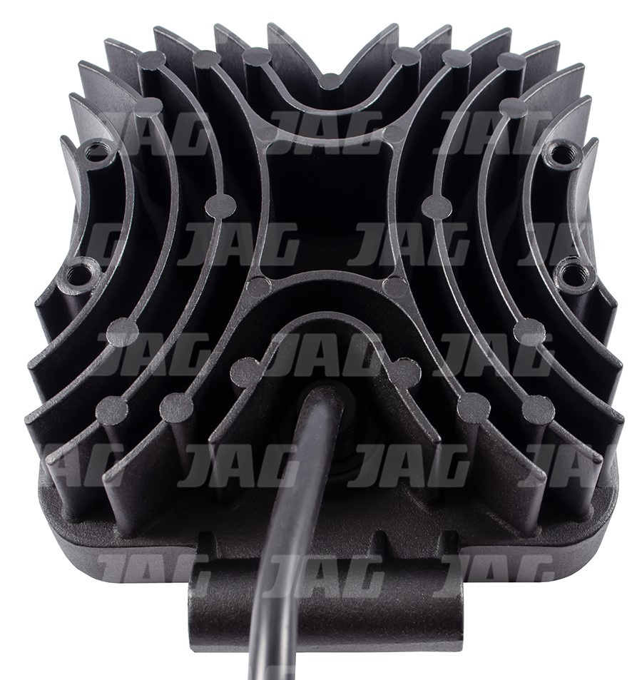 JAG96-0030 Lampa robocza LED, 24W, 10-30V, 8 EPISTAR LEDx3W, FLOOD, Kwadratowa JAG