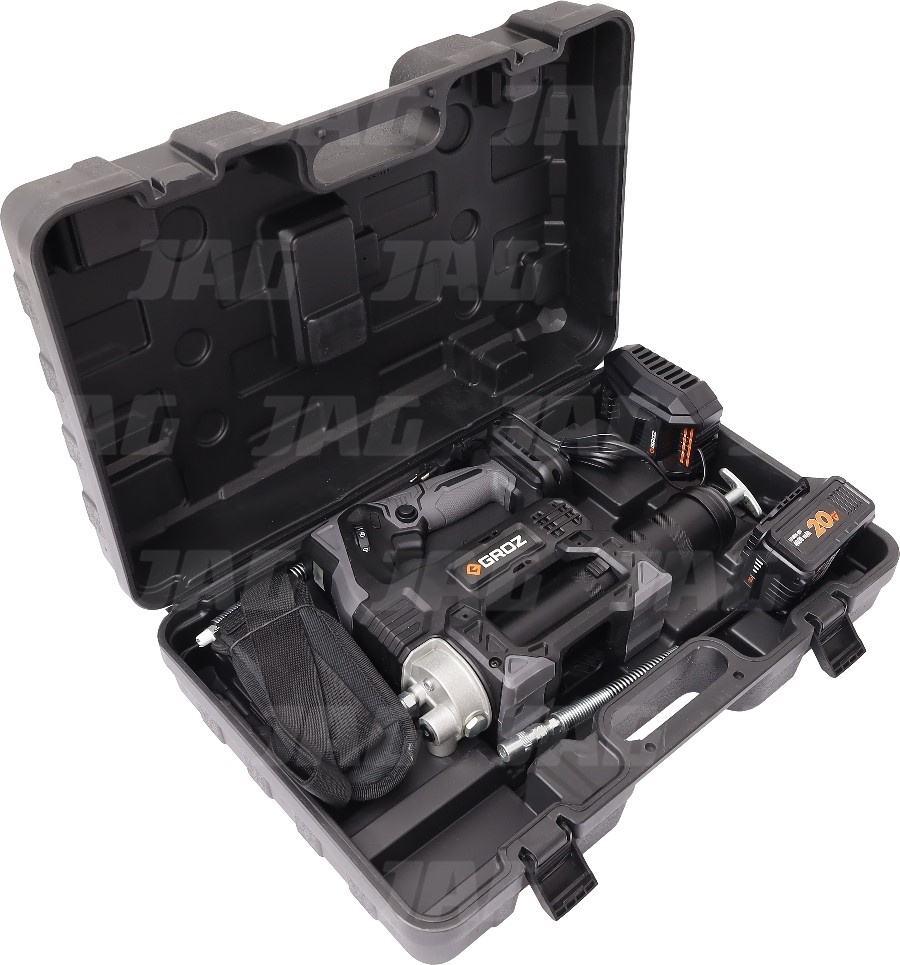 JAG90-0122 Smarownica zasilana bateriami 20V GROZ
