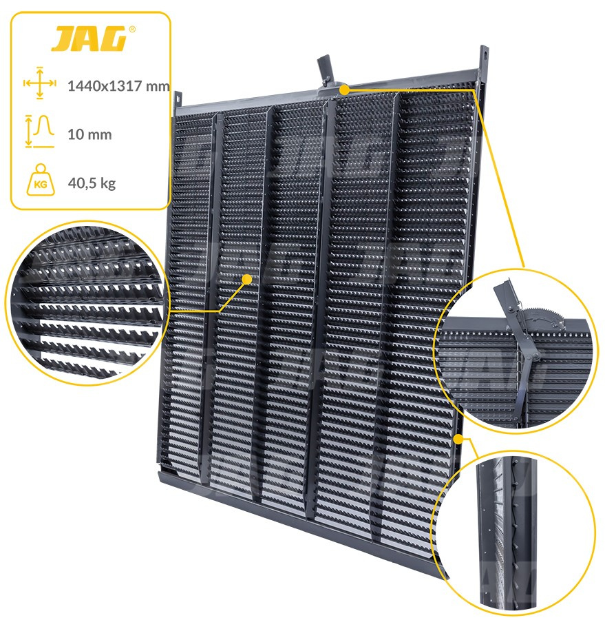 84320022 Sito żaluzjowe dolne, lamela-10mm Premium, NEW HOLLAND 84320022