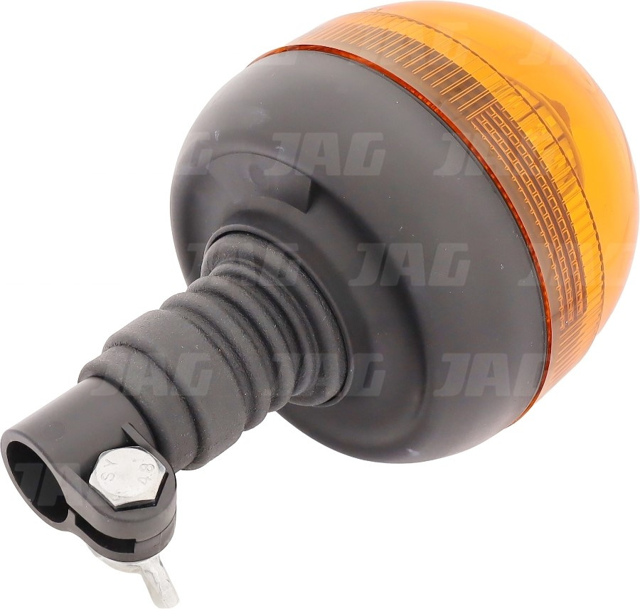 JAG96-0093 Lampa Błyskowa, 60 LED SMD, 12-24V, R10, Uchwyt na elastyczny trzpień, błysk obrotowy 360° / błysk przerywany JAG