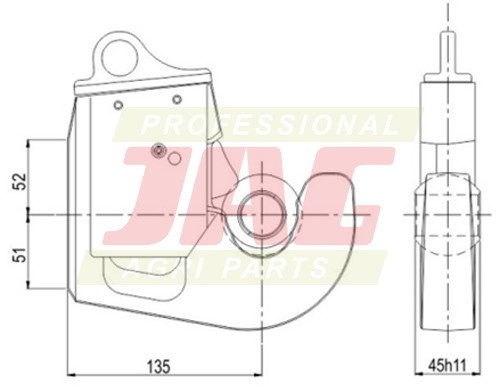 JAG98-0047 Szybkozłącze łącznika dolnego kat.3