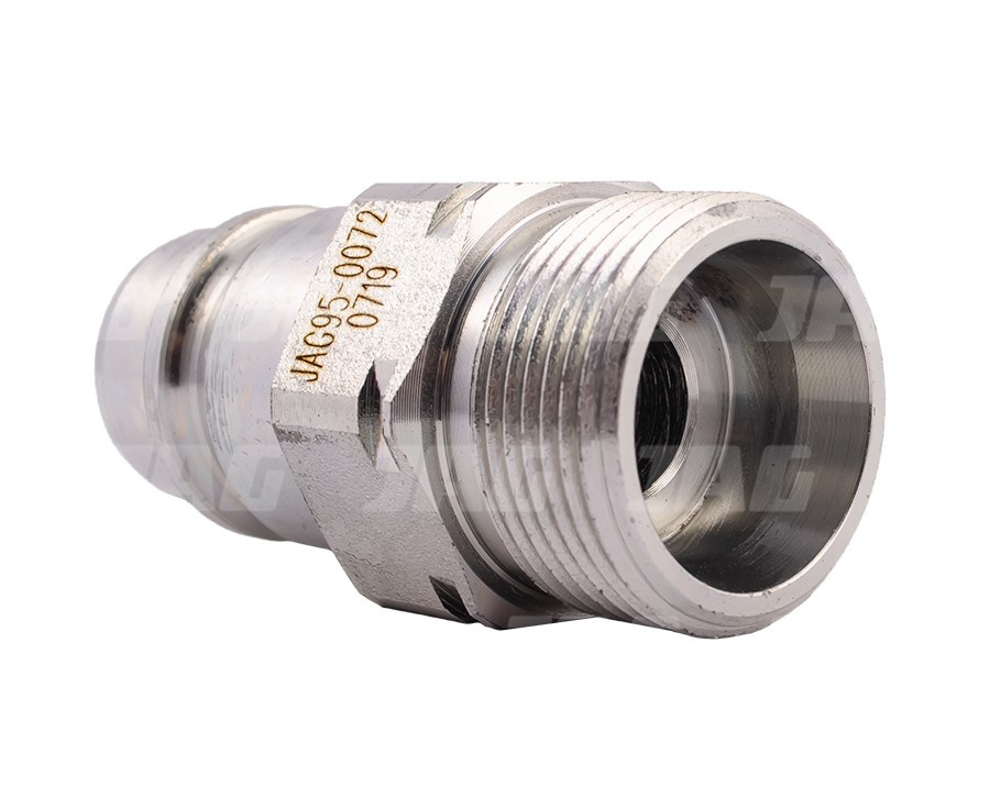 JAG95-0072 Szybkozłącze hydrauliczne grzybkowe-wtyczka z gwintem zewnętrznym, DN12,5, M26X1,5, 18L, ISO7241-A