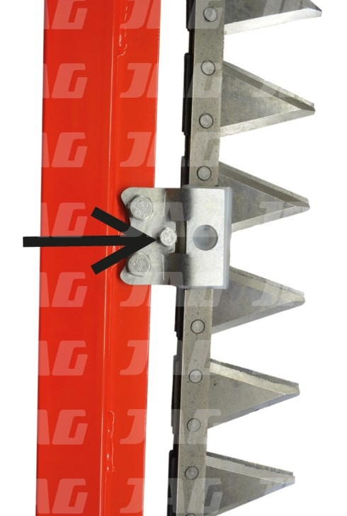 JAG80-0005 Kosa boczna do rzepaku hydrauliczna JAG - LEWA