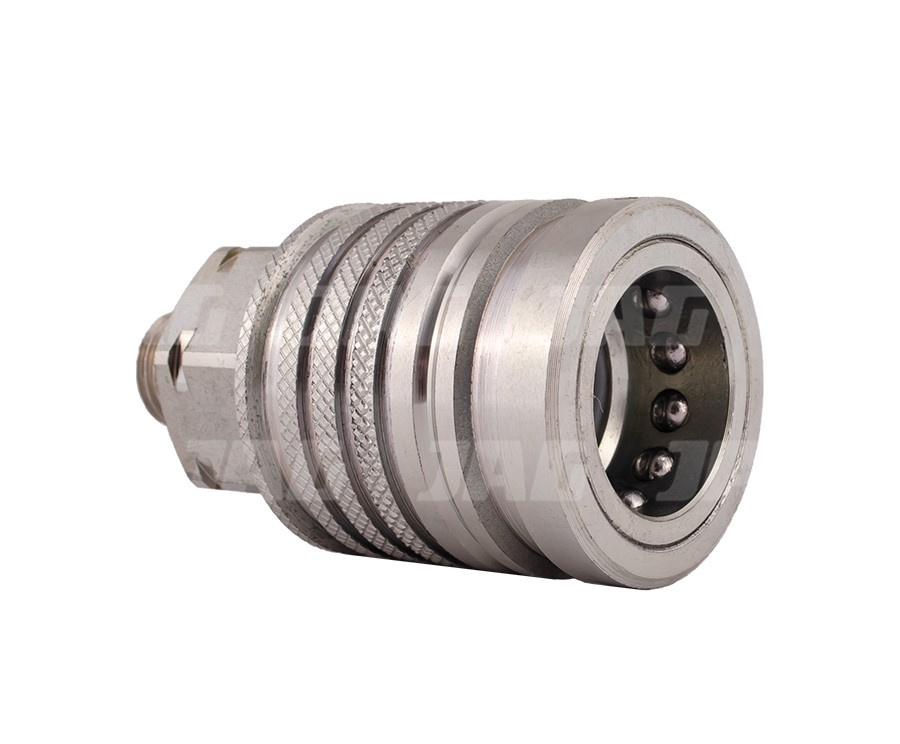 JAG95-0015 Szybkozłącze hydrauliczne grzybkowe-gniazdo z gwintem zewnętrznym, DN12,5, M14X1,5, ISO7241-A