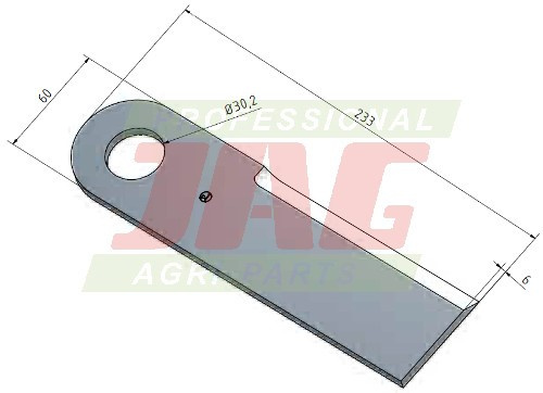 322593450 Nóż sieczkarni MWS Germany