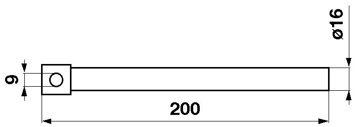 JAG22-0007 Palec bębna 200x16