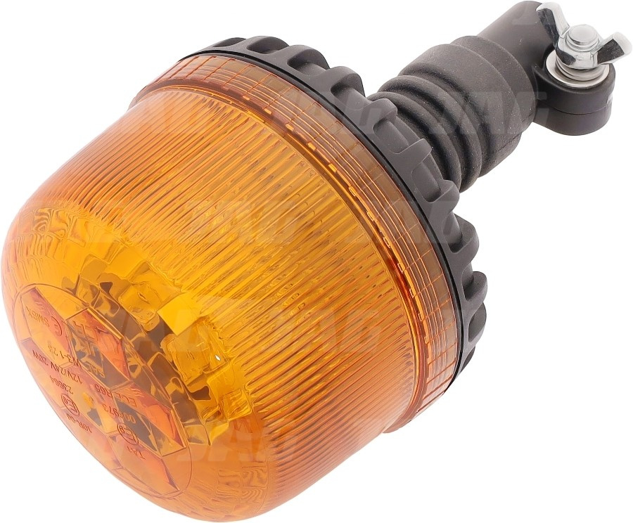 JAG96-0094 Lampa Błyskowa, 16 LED, 12-24 V, R65, R10, Uchwyt na elastyczny trzpień JAG