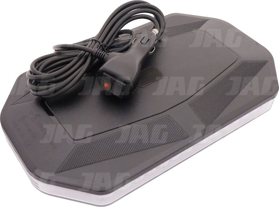 JAG96-0088 Lampa Błyskowa 48 LED, 26W, 12-24V pomarańczowa/ magnes JAG