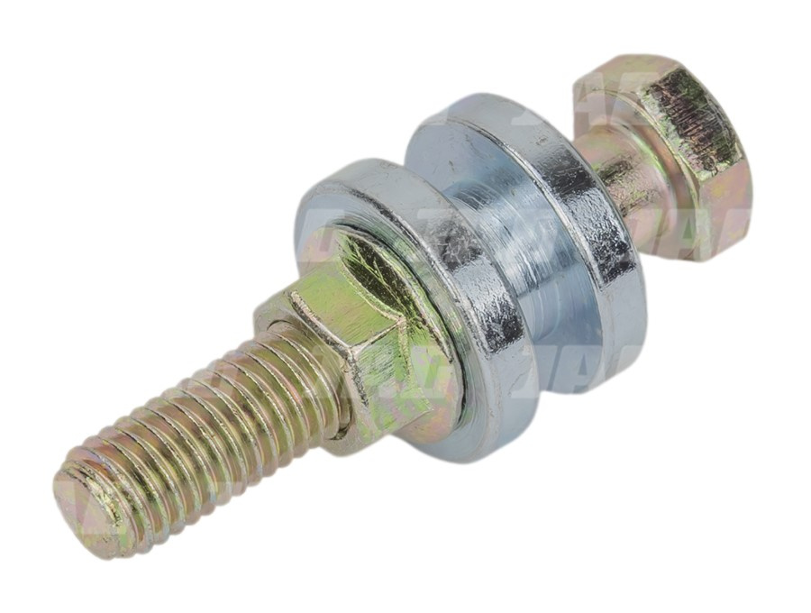 JAG01-0176 Śruba montażowa podnośnika wyległego zboża z rolką, LAVERDA 322709700 LA322709700