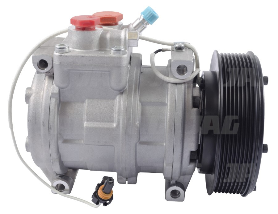 AW24173 Sprężarka klimatyzacji (dodatkowe przyłącza), JOHN DEERE AH169875 RE46609