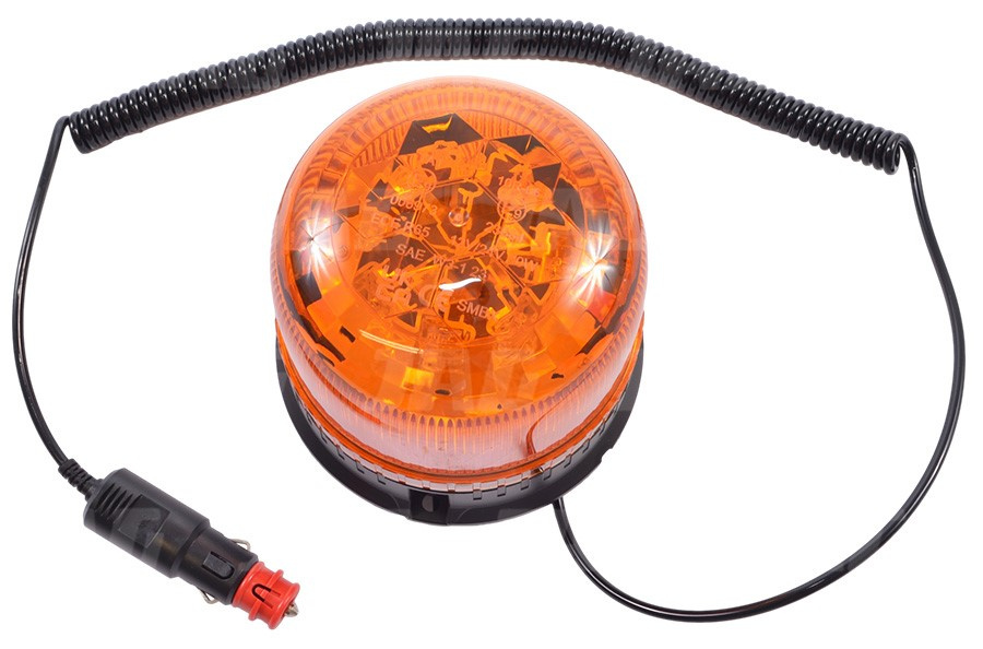 JAG96-0095 Lampa Błyskowa, 16 LED, 12-24 V, R65, R10, mocowanie na magnes JAG