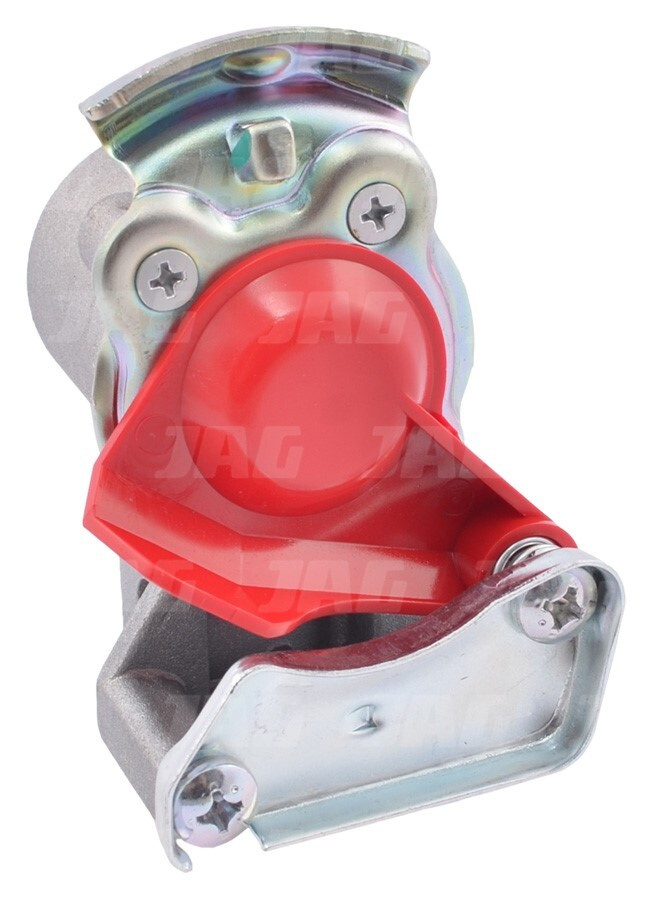 DC214640 Złącze pneumatyczne z zintegrowanym filtrem czerwone M16X1,5
