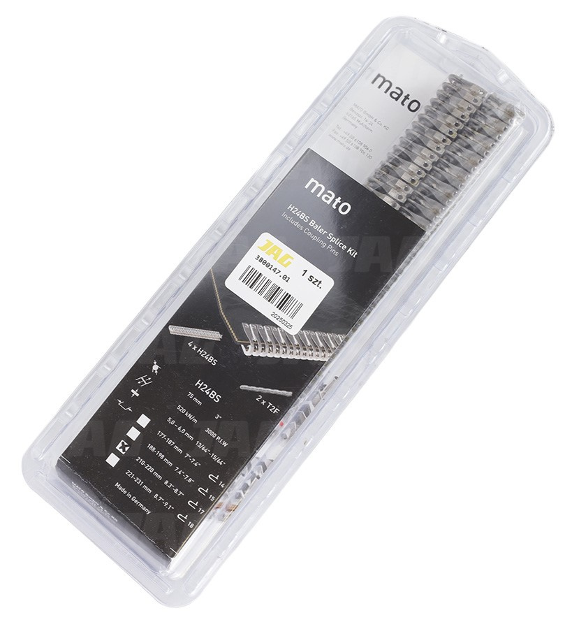 Łącznik pasa młotkowy H24BS/4-17/T2F197 mm (gr.5-6mm ) Blister2kpl