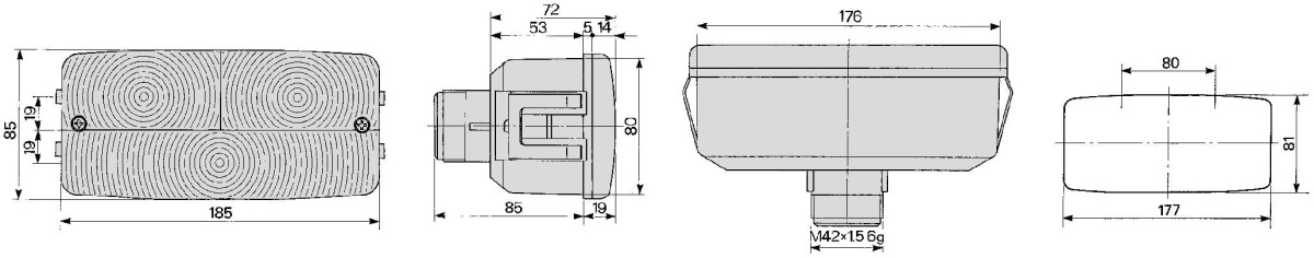 02.486.000.01 Lampa zespolona tylna lewa COBO