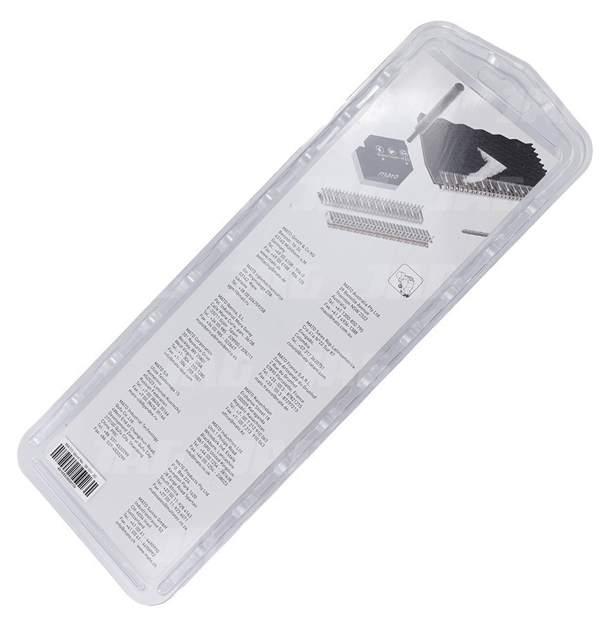 Łącznik pasa młotkowy H24BS/4-15/T2F175mm (gr.5-6mm )Blister2kpl, JOHN DEERE DC45799 (E86147 + AE53298)