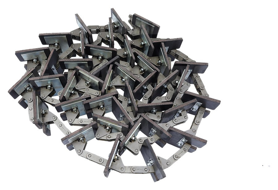 JAG04-0102 Przenośnik elewatorowy ziarnowy (łopatki przykręcane) JAG, CLAAS 0007359160