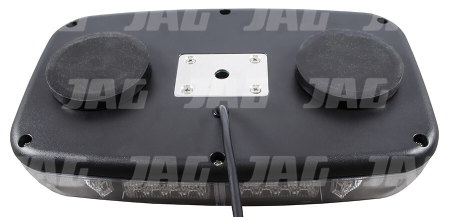 JAG96-0086 Lampa Błyskowa 80 LED, 27W, 12-24V pomarańczowa/ magnes JAG