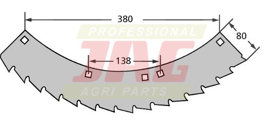 78231 Nóż sieczkarni Kemper-lewy