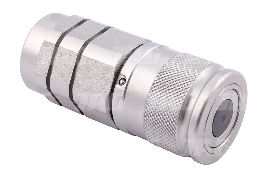 JAG95-0001 Szybkozłącze hydrauliczne flat face(suchoodcinające)-gniazdo, 3/8