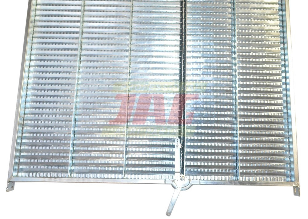 80511505 Sito żaluzjowe ocynkowane dolne, lamela-10mm, NEW HOLLAND 80511505 80427001