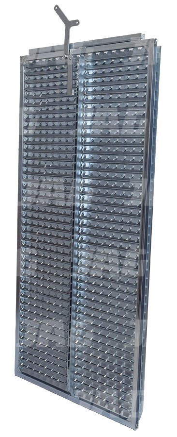 JAG05-0510 Sito żaluzjowe ocynkowane dolne, lamela-TM6 Premium