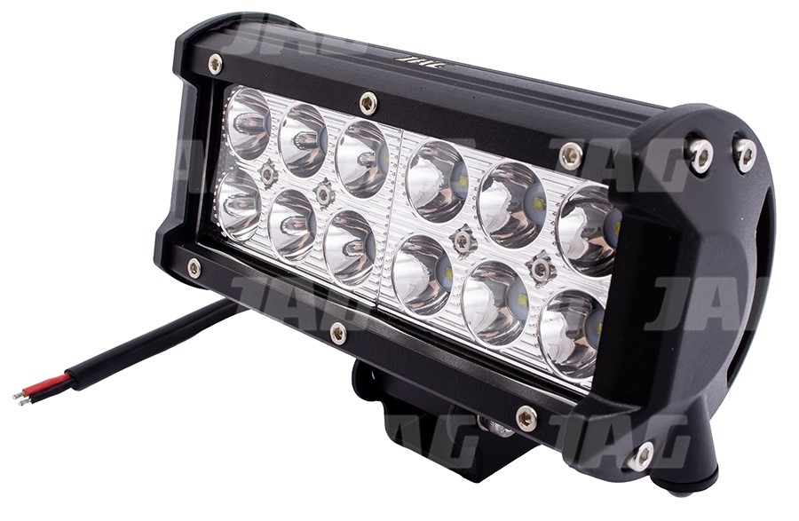 JAG96-0039 Lampa robocza LED, 36W, 10-30V, 12 CREE LEDx3W, SPOT, Listwa podwójna