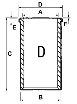 JAG99-0159 Tuleja surowa