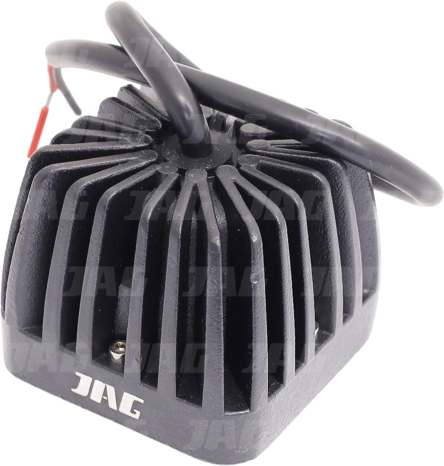 JAG96-0019 Lampa robocza LED, 10W, 10-30V, 1 CREE LEDx10W, SPOT, Kwadratowa JAG