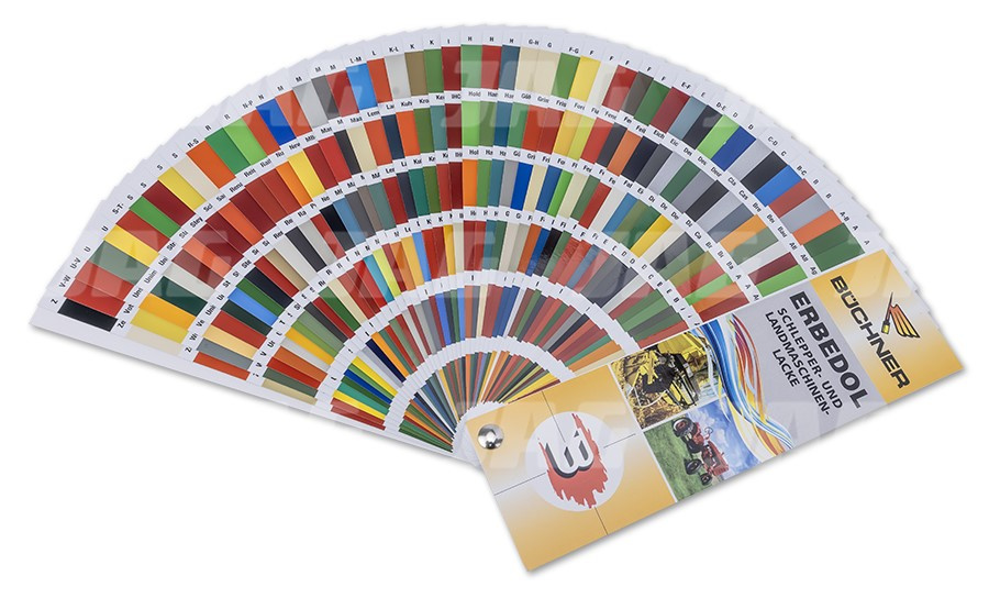 Wzornik kolorów ERBEDOL (SL0000)