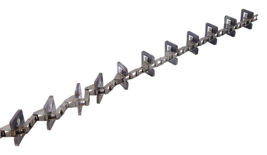 JAG04-0032 Przenośnik łańcuchowy kompletny (łopatki nitowane) JAG, CLAAS 0007741030