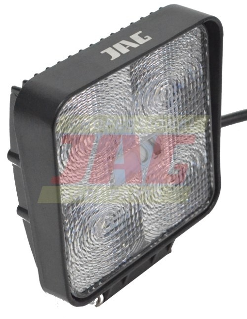 JAG96-0032 Lampa robocza LED, 15W, 10-30V, 5 EPISTAR LEDx3W, FLOOD, Kwadratowa JAG