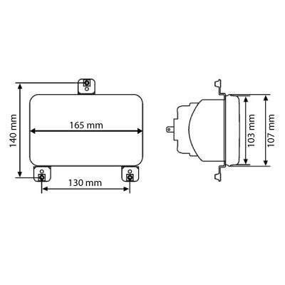 1693944M93 Lampa przód lewa/ prawa