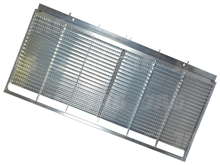 JAG43-0209 Sito żaluzjowe ocynkowane dolne, lamela-10mm Premium