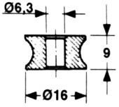 JAG54-0005 Rolka iglicy JAG PREMIUM, WELGER 0326.02 0326020000