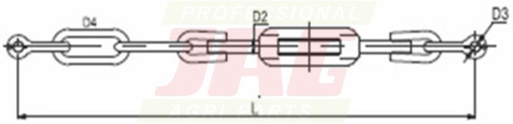 42/37-033/0 Łańcuch boczny