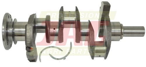 3637454M91 Wał korbowy na sznur Perkins 3.152 (z przeciwwagą) - Forged
