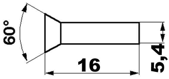 JAG01-0020 Nit płaski /op.500g./5,4x16 JAG, JAG JAG01-0020 CLAAS 0002440260