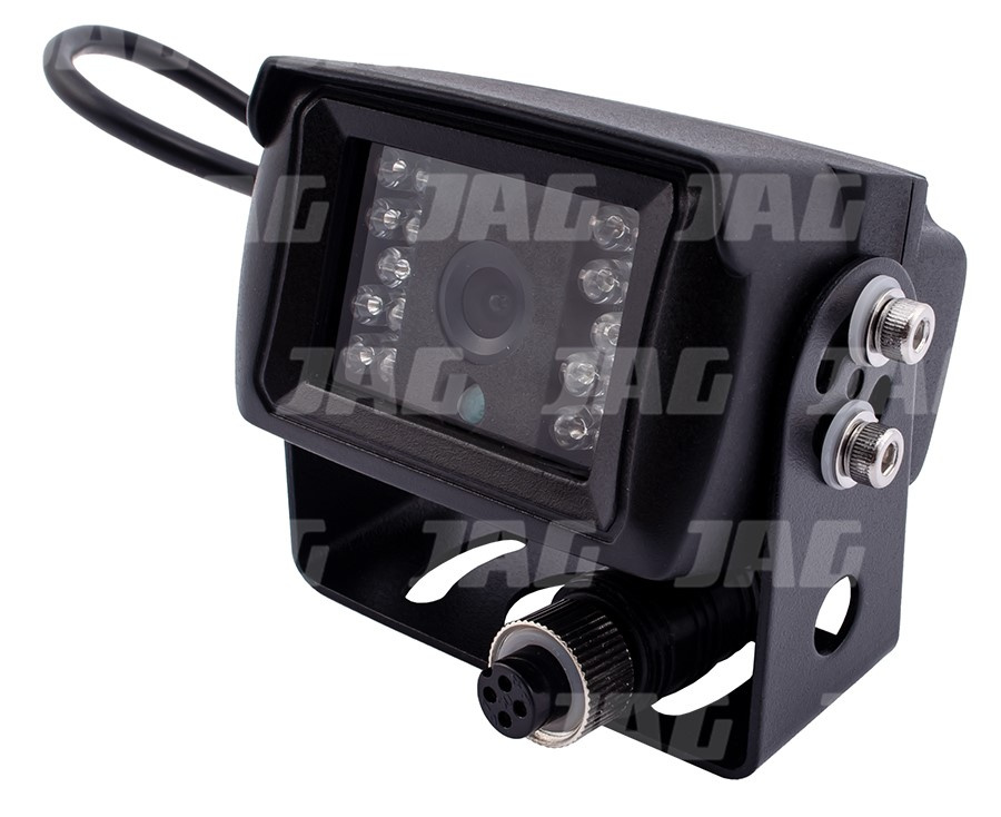 JAG97-0009 Kamera do monitoringu przewodowa, 600TVL, 18 Diod IR, IP69K, na przód, Grzałka